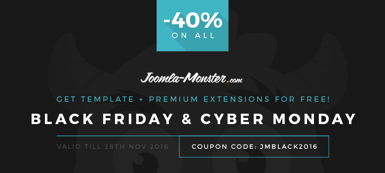 Joomla-Monster Black Friday deal