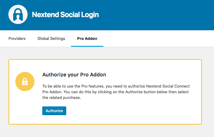 Authorize Nextend Social Login