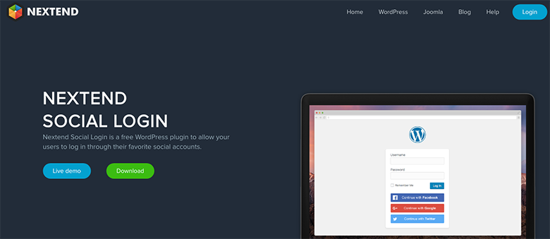 Download Nextend Social Login